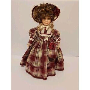 Porcelain Doll "Jozefine" (94) 21"(53cm) by Alberon Collection, 1980s Vtg Mint
